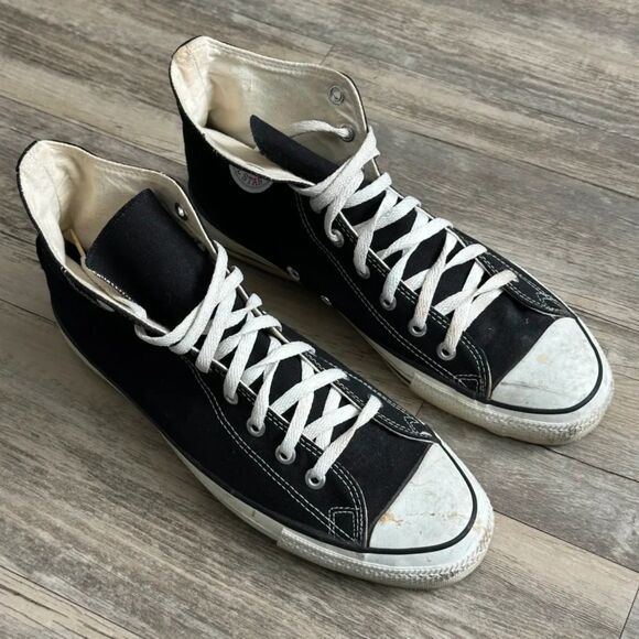Vintage Made In USA Converse All Star Chuck Taylor High Sneakers Size 11.5 - Picture 1 of 7
